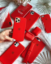 Red iPhone Silicone Cover – Soft Touch, Anti-Slip & Stylish Protection for iPhone 17 Pro Max